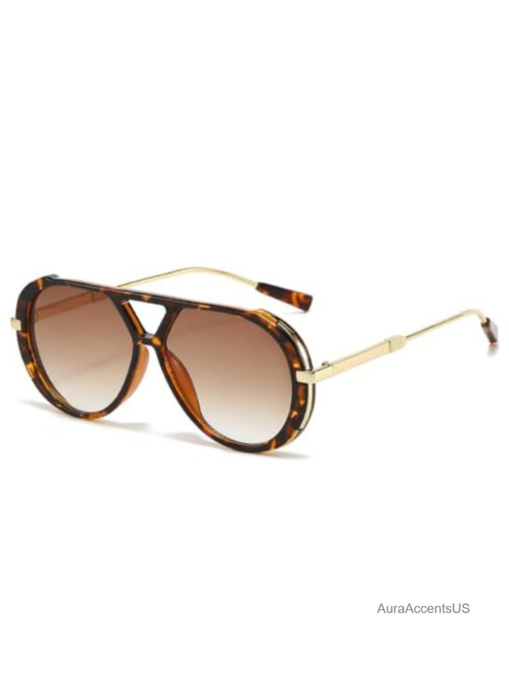 Oversized Aviator Sunglasses UV400 Protection Unisex Retro 70s Style